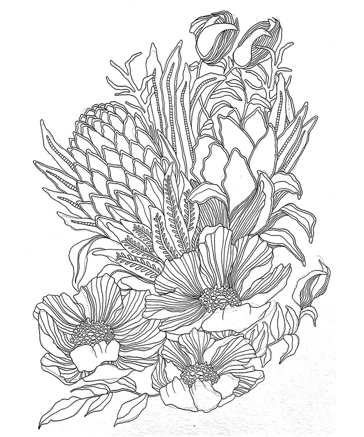 Botanical Lines II, In Line