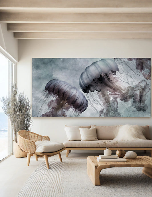 Jellies Floating Together