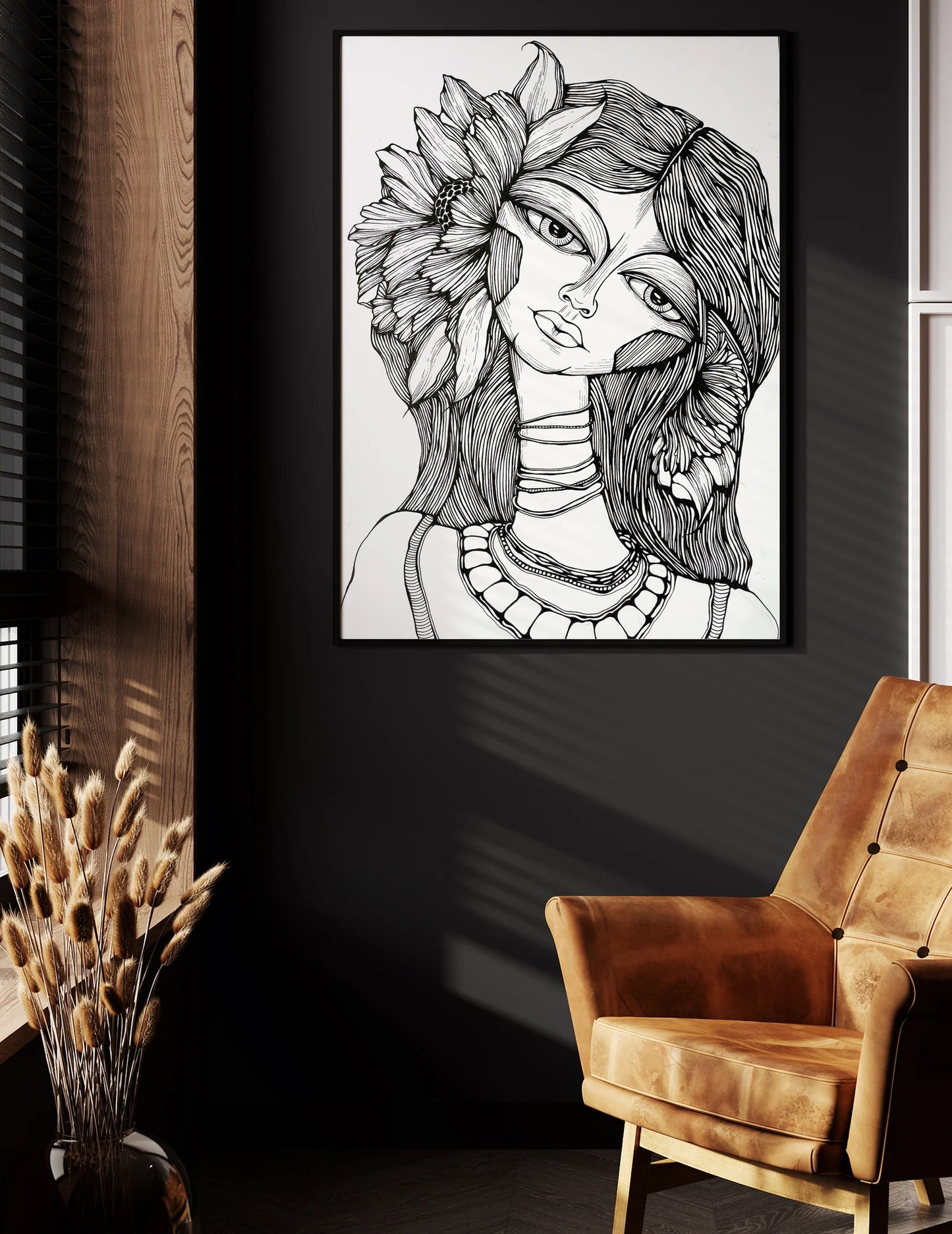 Portrait Maya In Line