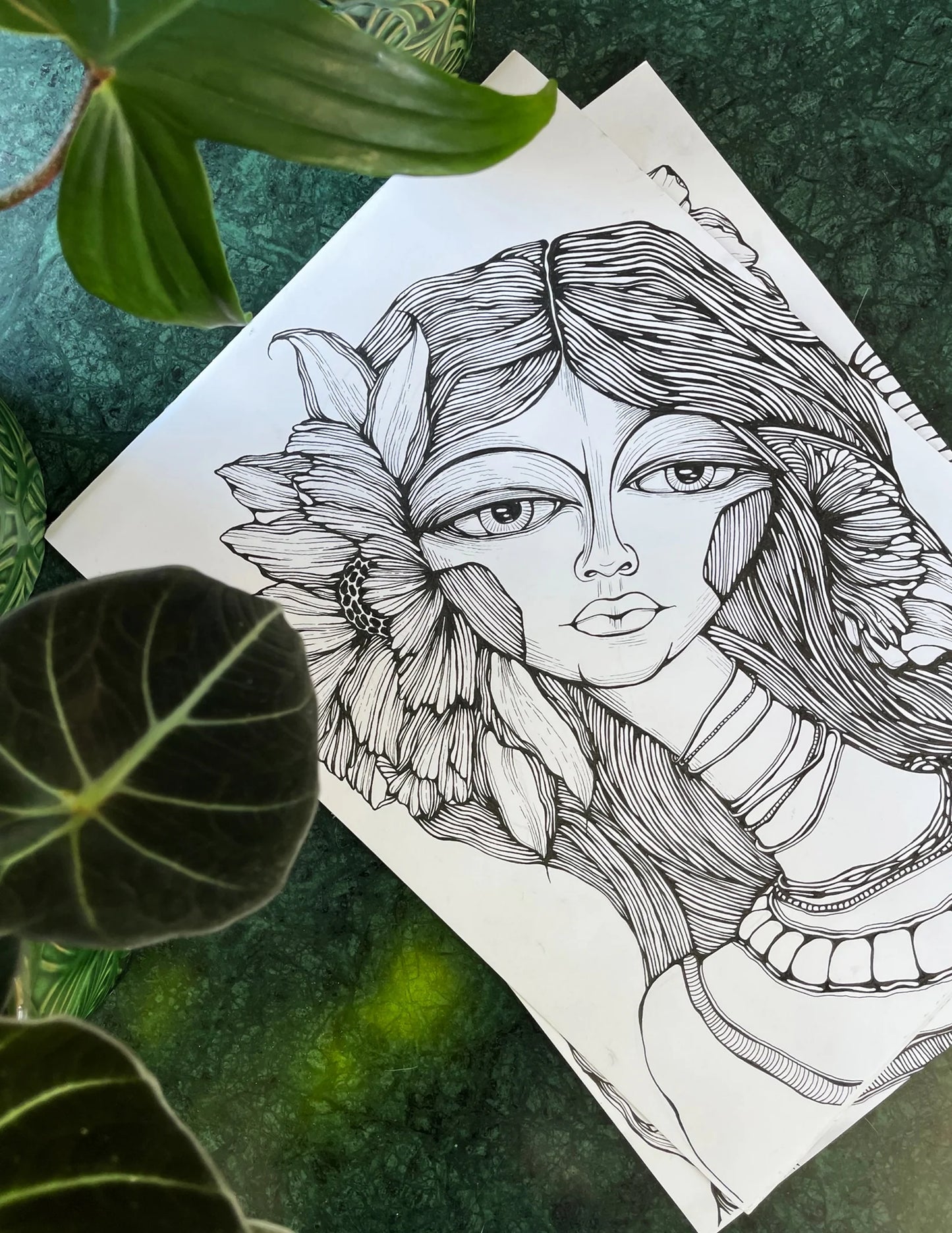 Portrait Maya In Line