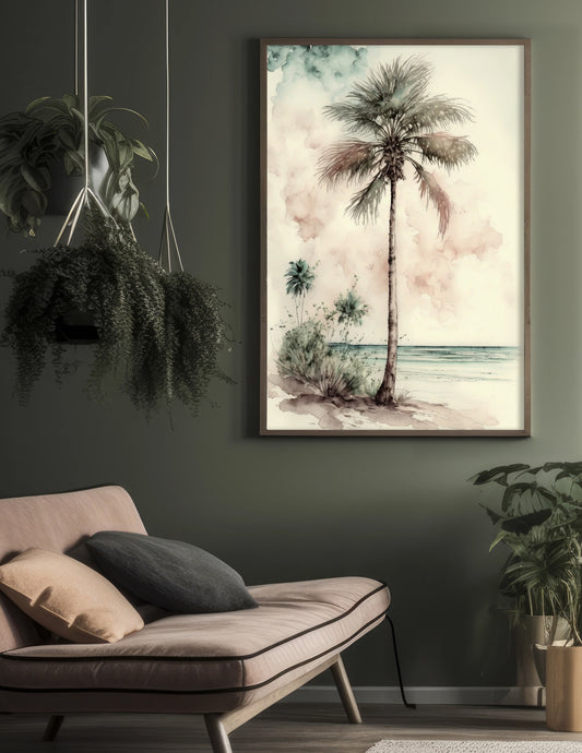 Soft Vintage Palm Tree