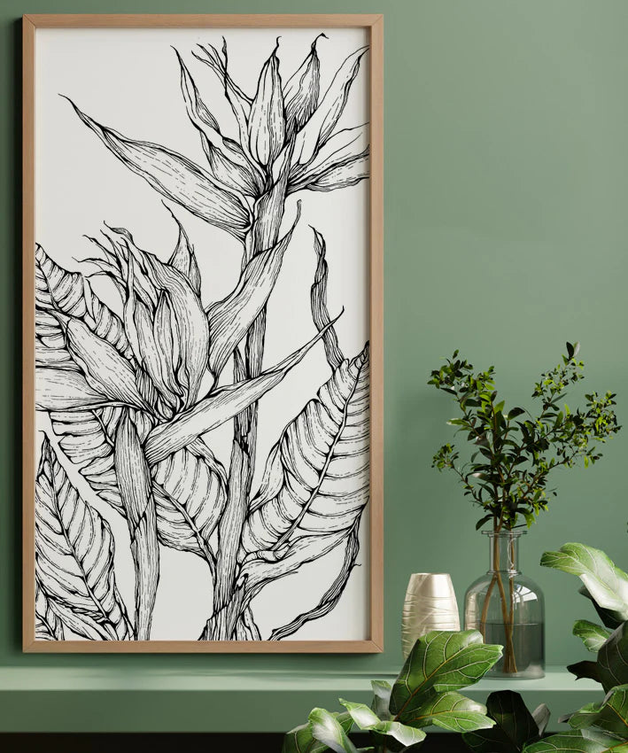 Flowers of Paradise in Line