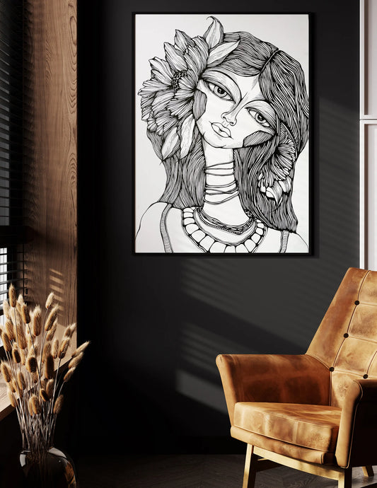 Portrait Maya In Line